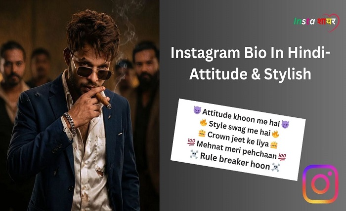 इंस्टाग्राम बायो इन हिंदी attitude